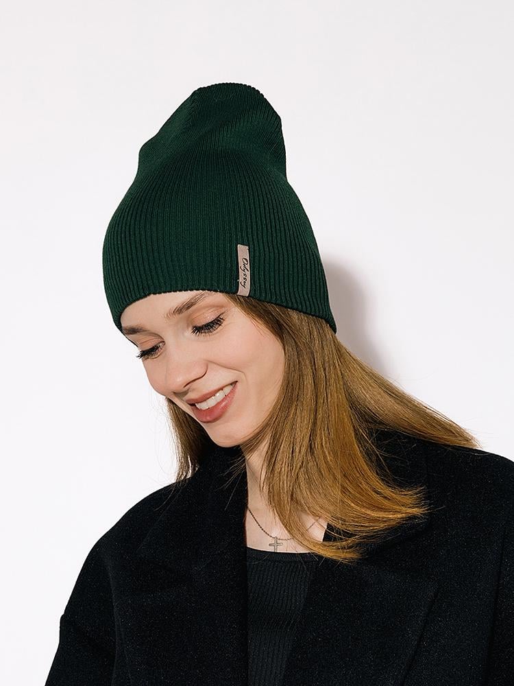 Шапка жіноча 56-58 см Темно-Зелений (ЦП-00226810)