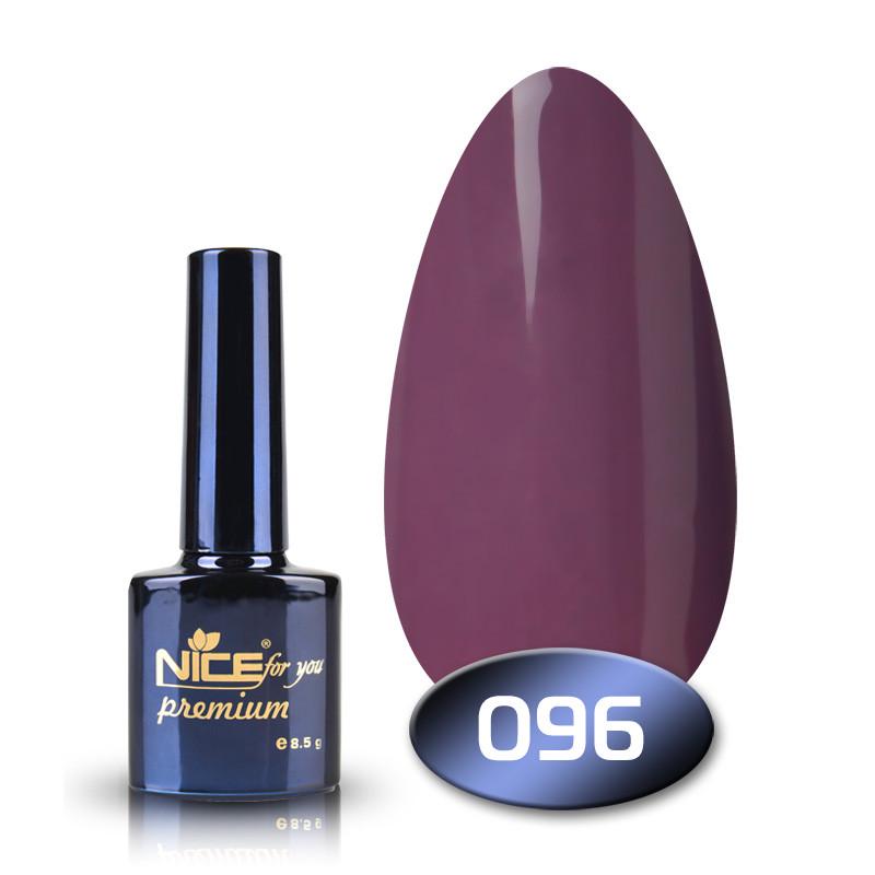 Гель-лак Nice for you Premium 8,5 г №096 Фіолетовий оксамит