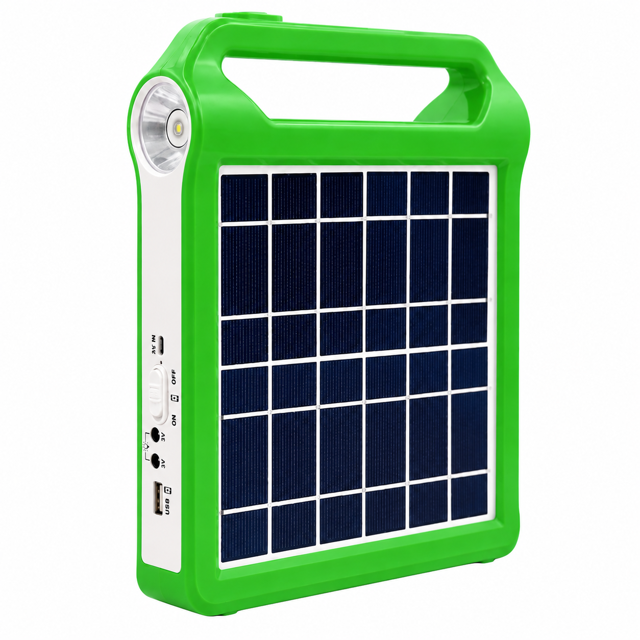 Фонарь солнечный аккумуляторный LED JHL EP-038A с Power Bank с 2 выносными лампами для дома/кемпинга/отдыха (EP-038A)