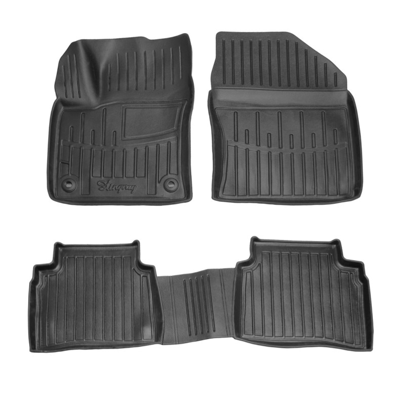 Коврики в салон с бортиками Stingray для Toyota Prius ZVW50R 2015-2022 гг. (5022554)