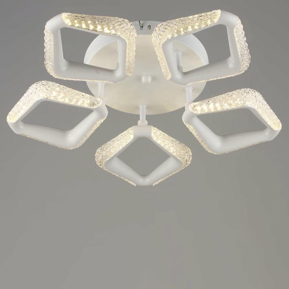 Люстра стельова світлодіодна Lighthouse SRS-19995/5 WT 30W Білий Люстра стельова світлодіодна Lighthouse SRS-19995/5 WT 30W Білий