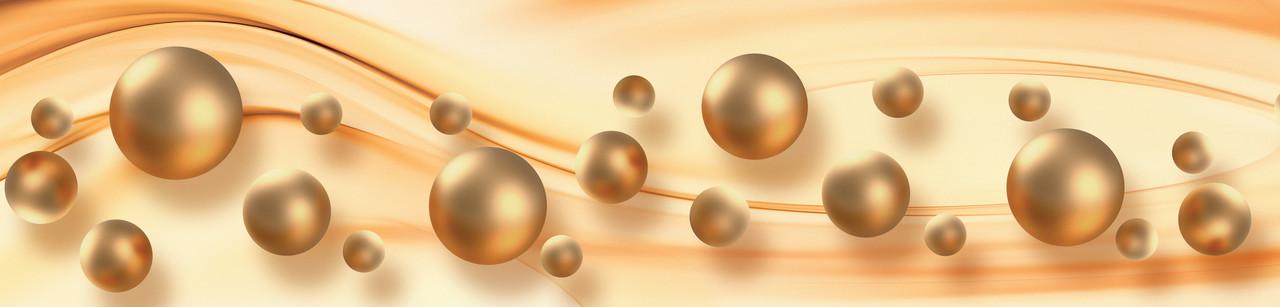 Наклейка виниловая 3D Zatarga Жемчуг 600х3000 мм золотистый (1227297575)