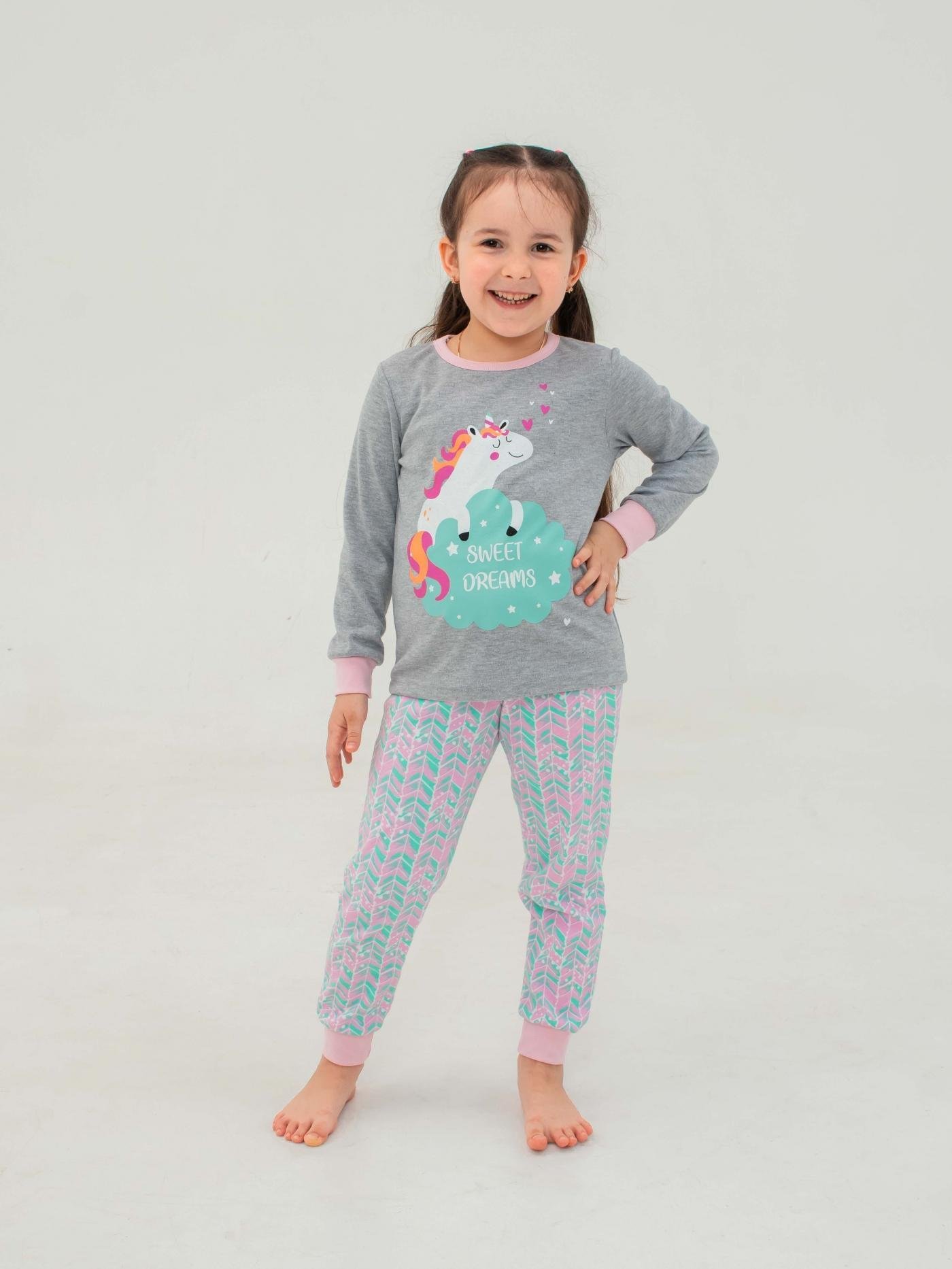 Пижама Smil 104 см Серый меланж (104522)