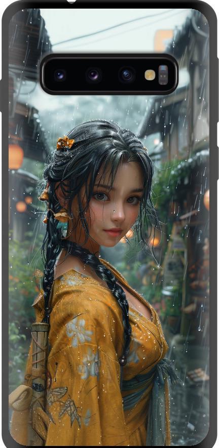 Чехол на Samsung Galaxy S10 Anime-girl (6133b-1640-42517)