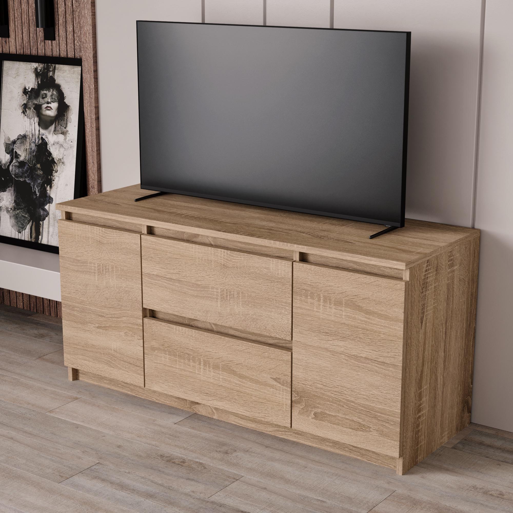 Комод Furnigrade КМ-12 1100х530х400 см Сонома