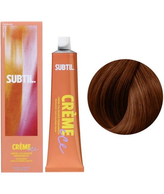 Краска для волос устойчивая Subtil Creme Permanent Hair Color 8/34 Светлый золотисто-медный блондин 60 мл