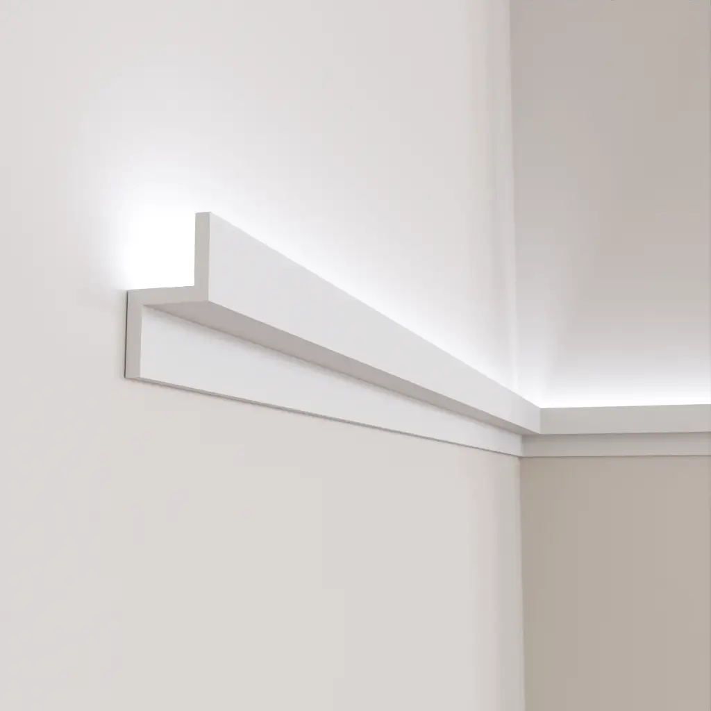 Молдинг дюрополімерний Grand Decor KH 902 для LED освітлення 40x22x2000 мм (25334399)