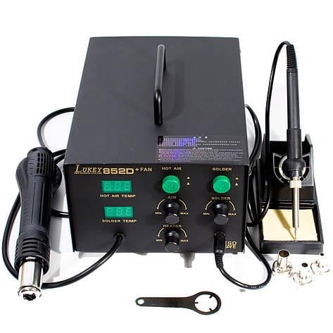 Паяльная станция Lukey 852D+ термовоздушная FAN (11035664)