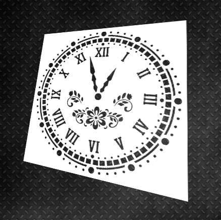 Трафарет многоразовый DFA Круглый узор 77 для штукатурки и краски (С00077)