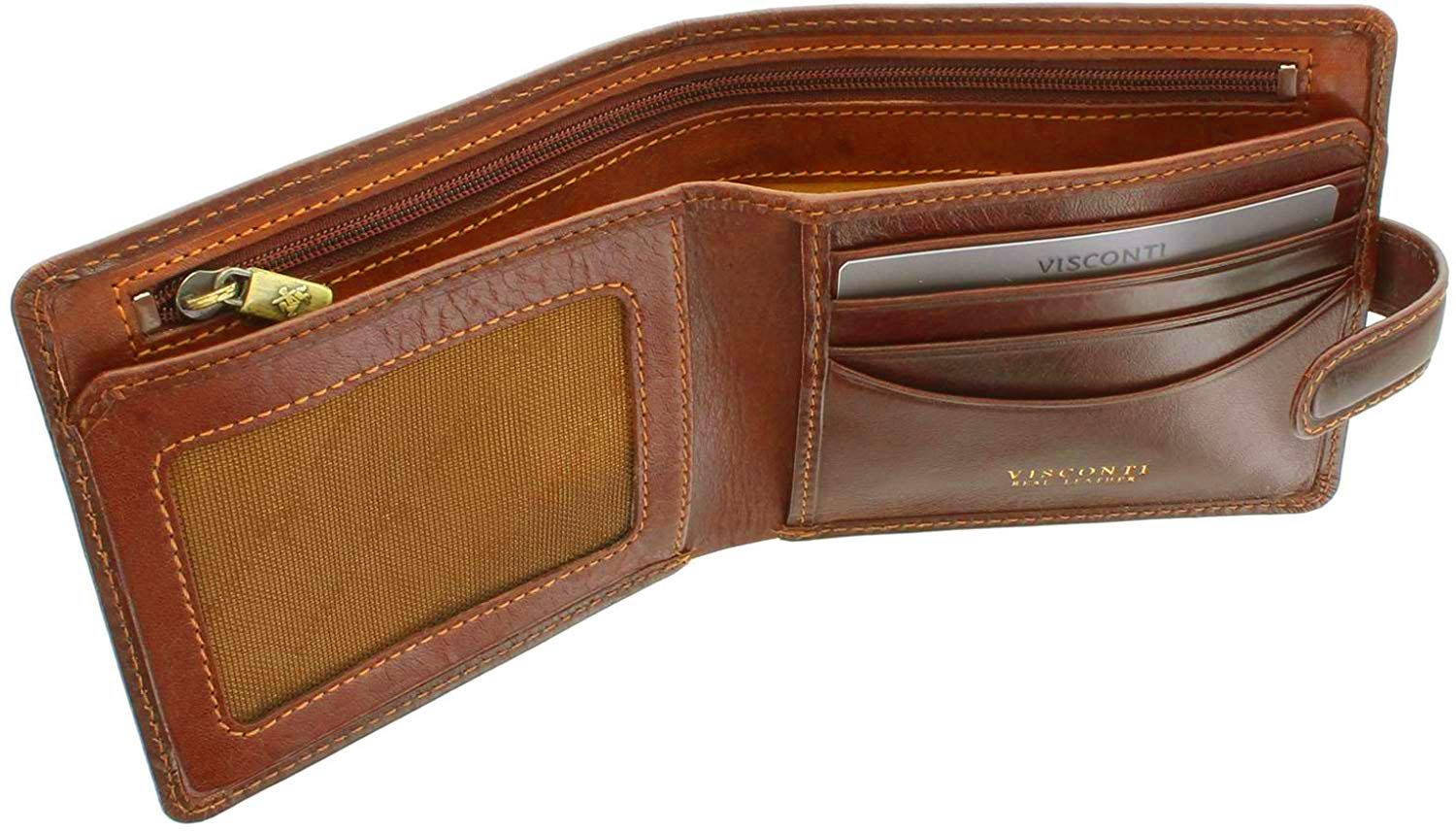Гаманець чоловічий шкіряний Visconti Massa TSC41 tan (RFID) - фото 4