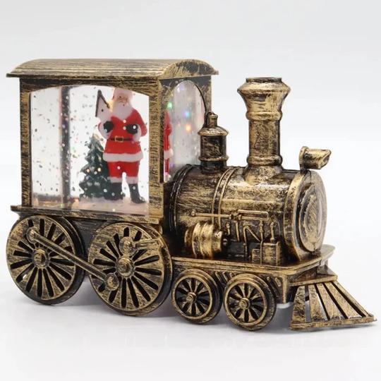 Светильник новогодний Паровоз Санта LED 23х11х15 см (23457480001_346)