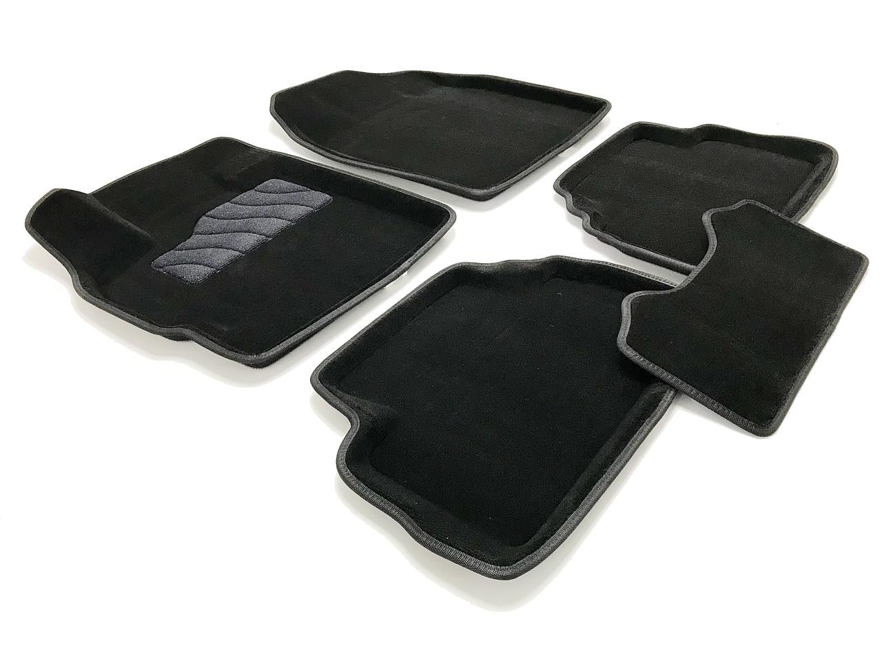 Коврики в салон ворсовые 3D Seintex Mazda CX-7 2006-2012 5 шт. Черный 71700
