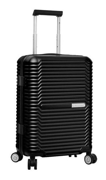 Чемодан Snowball 20603 поликарбонат средний 66х46х27 см 67 л Черный