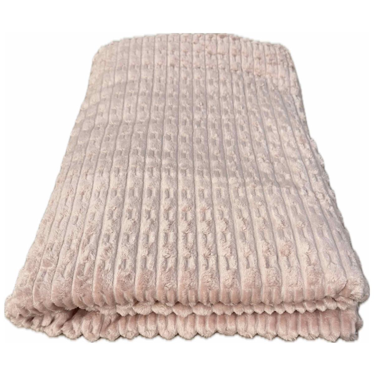 Плед евро Koloco Пунктир 200x230 см Светло-розовый (00000038660) Плед евро Koloco Пунктир 200x230 см Светло-розовый (00000038660)