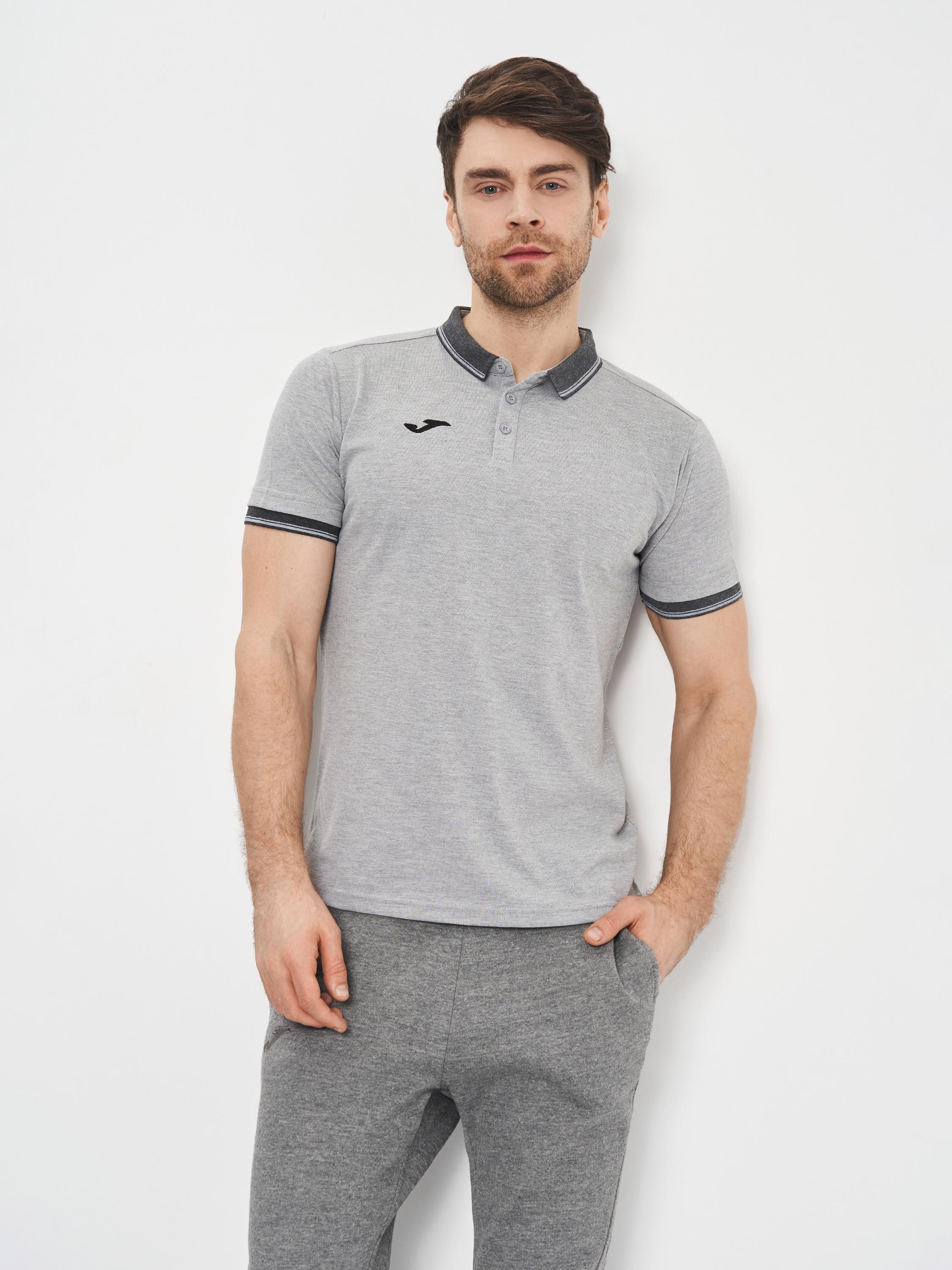 Футболка поло Joma 100748.250 Polo Shirt Bali Ii S Grey