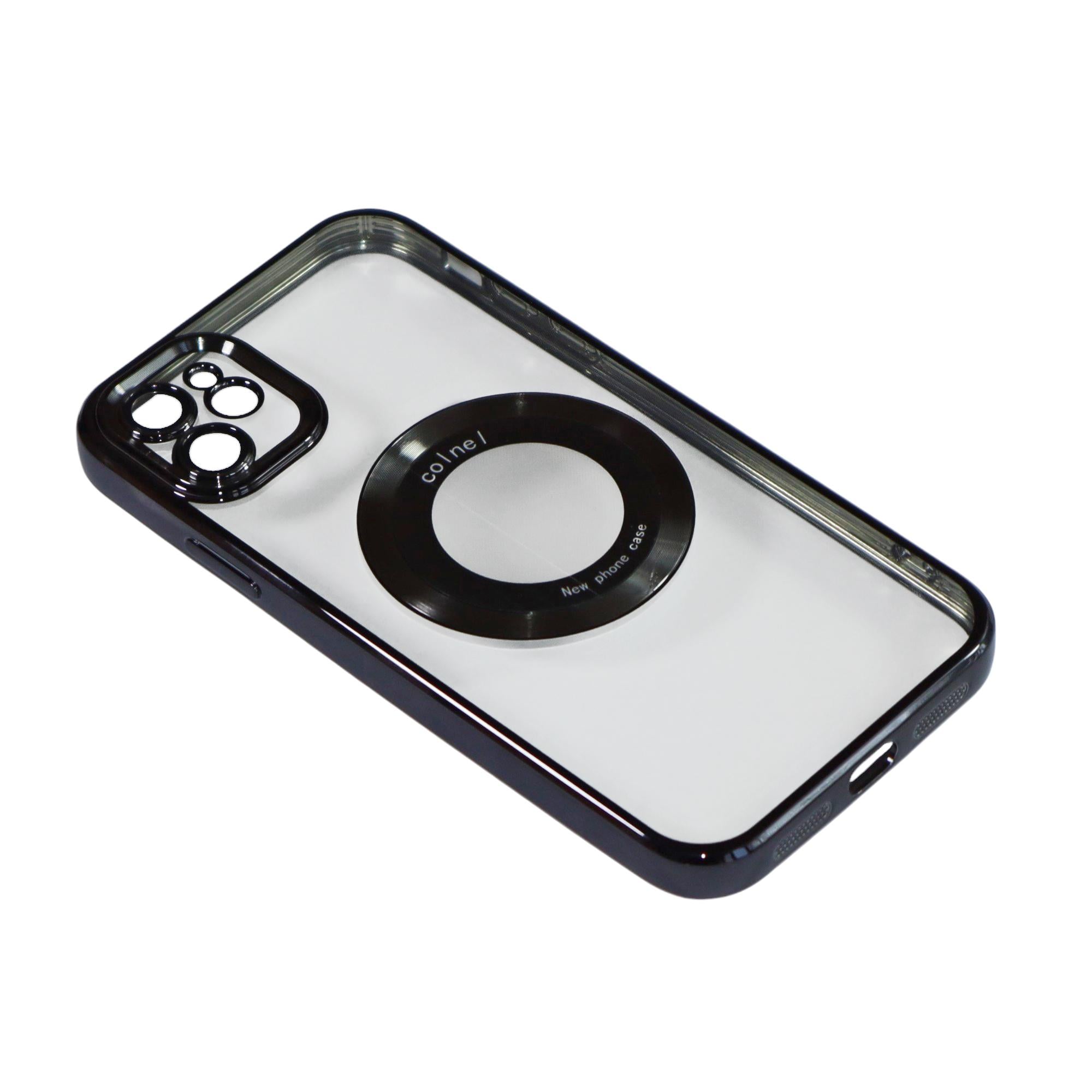 Магнитный чехол XON PhoneCase Magnetic для iPhone 11 (PCMC1111100B 8024) Черный/Прозрачный