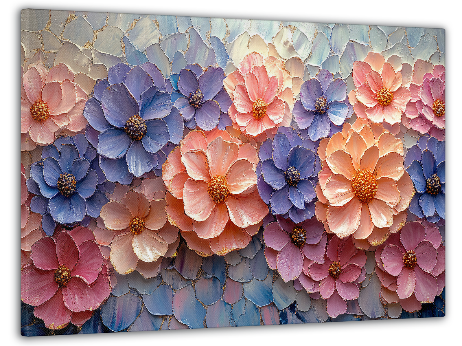 Картина на холсте Mako объемный букет 60x100 см MK10558