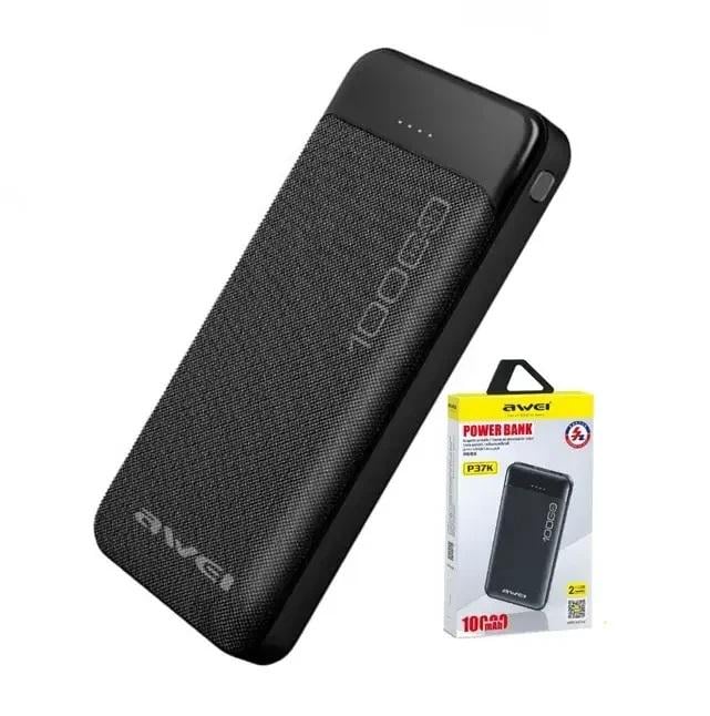 Повербанк Awei P37K з індикатором заряду 10000 mAh (8414)