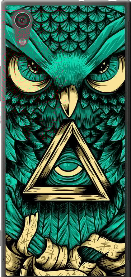 Чехол на Sony Xperia XA1 G3112 Сова Арт-тату (3971u-964-42517)