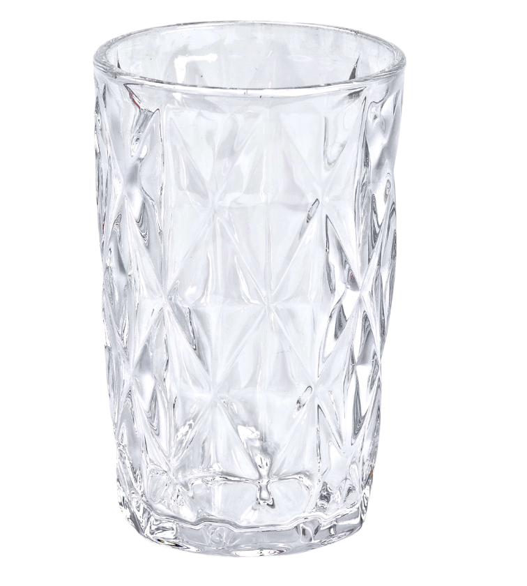 Набір склянок Lirmartur гранованих 6 шт. по 400 мл Прозорий - фото 3 Набір склянок Lirmartur гранованих 6 шт. по 400 мл Прозорий - фото 3