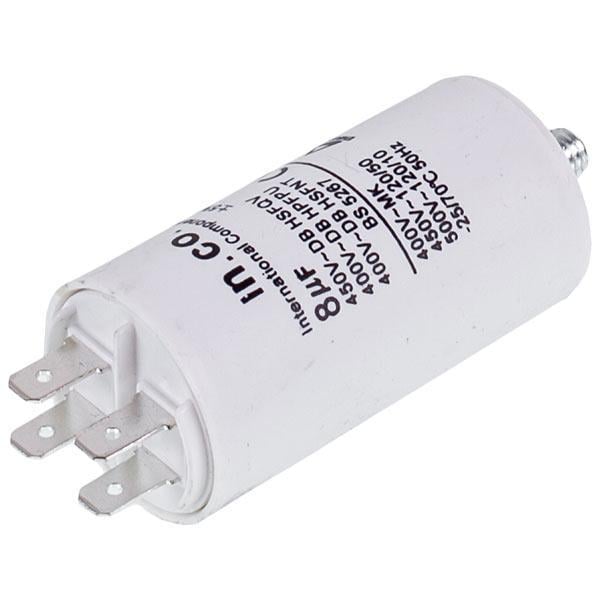 Конденсатор пусковой CBB60 8uF 450V для стиральной машины (00000018586) Конденсатор пусковой CBB60 8uF 450V для стиральной машины (00000018586)