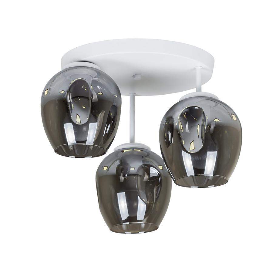 Люстра потолочная Light House LS-19452F-3 WH/BK 300 Белый/Черный