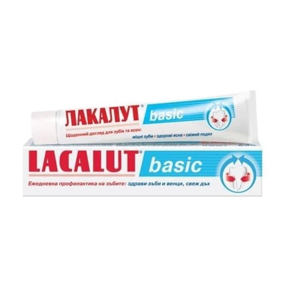 Зубная паста Lacalut Basic 75 мл (НФ-00004630)