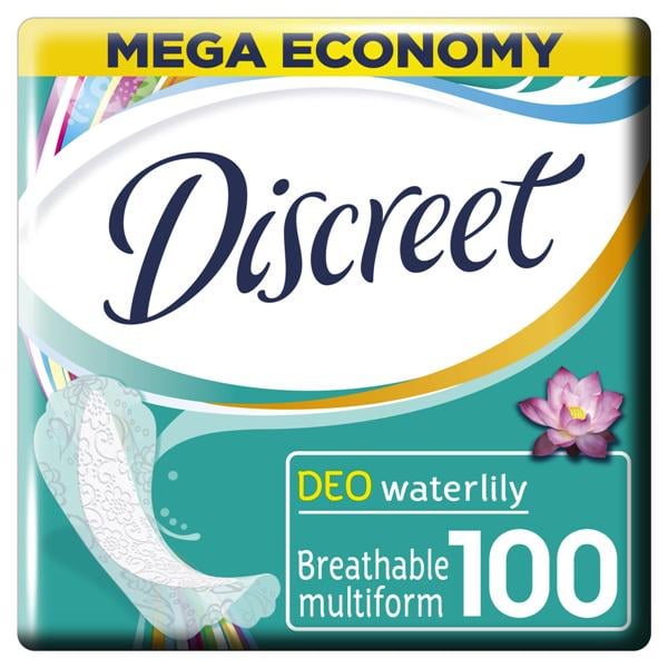 Прокладки щоденні гігієнічні Discreet Deo Water Lily 100 шт. (91630)