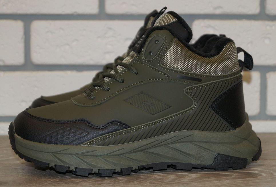 Ботинки зимние подростковые FDEK р. 38 24,5 см Зеленый/Черный (31332-38)