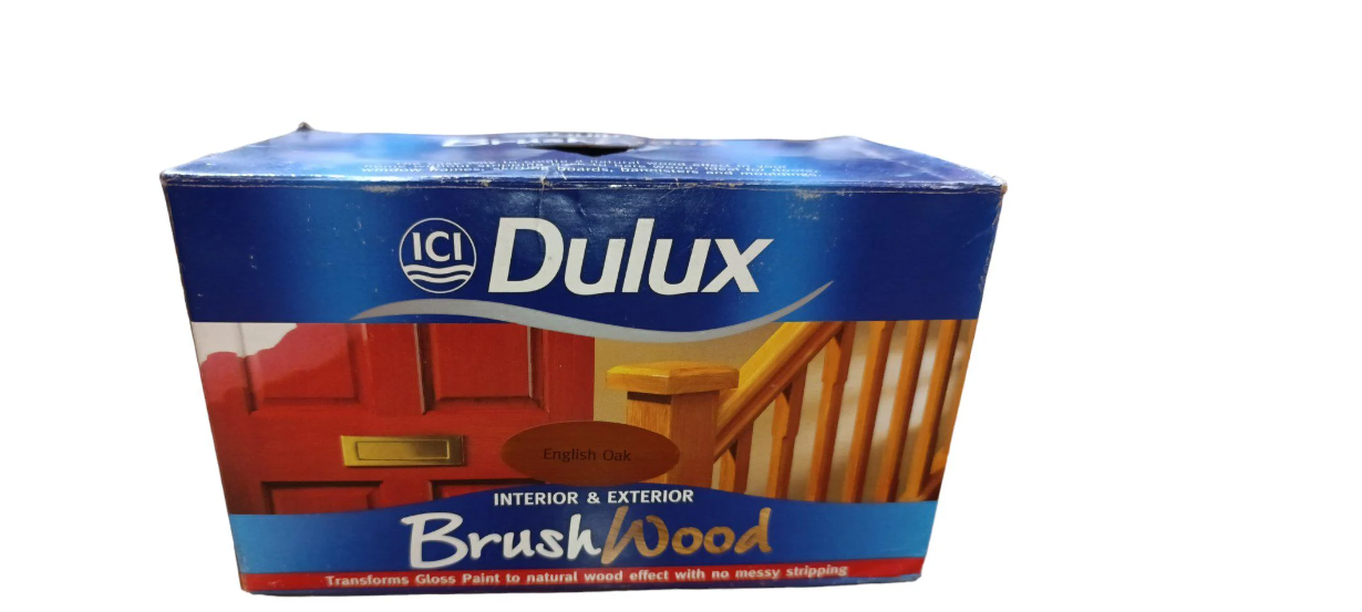 Комплект водоемульсійна ґрунтівка та фарба Dulux Brush Wood для дерева 1,5 л