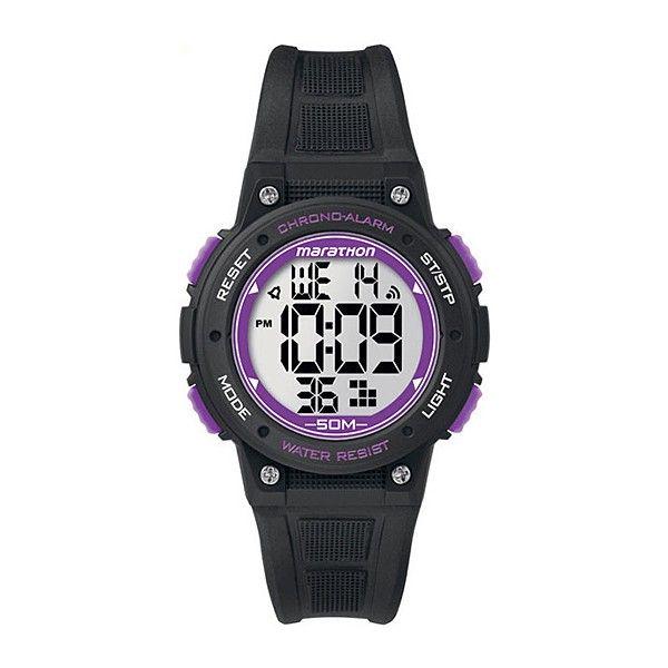 Наручные часы женские Timex Marathon кварцевые Black (Tx5k84700)