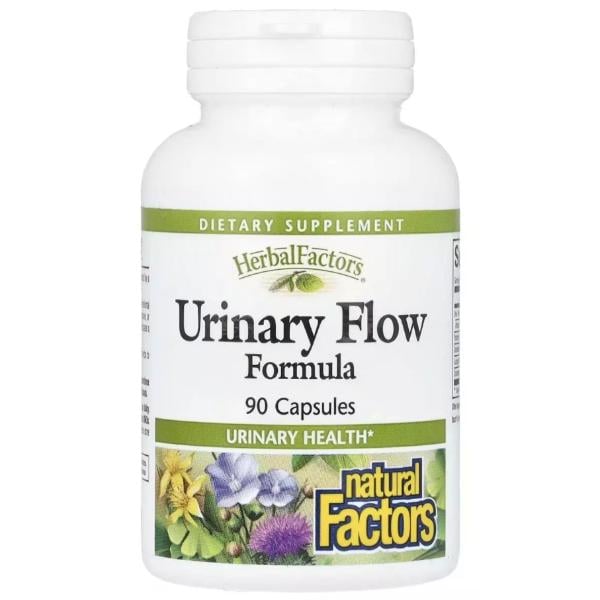 Натуральная добавка Natural Factors Herbal Factors Urinary Flow Formula 90 сaps. (000022079)