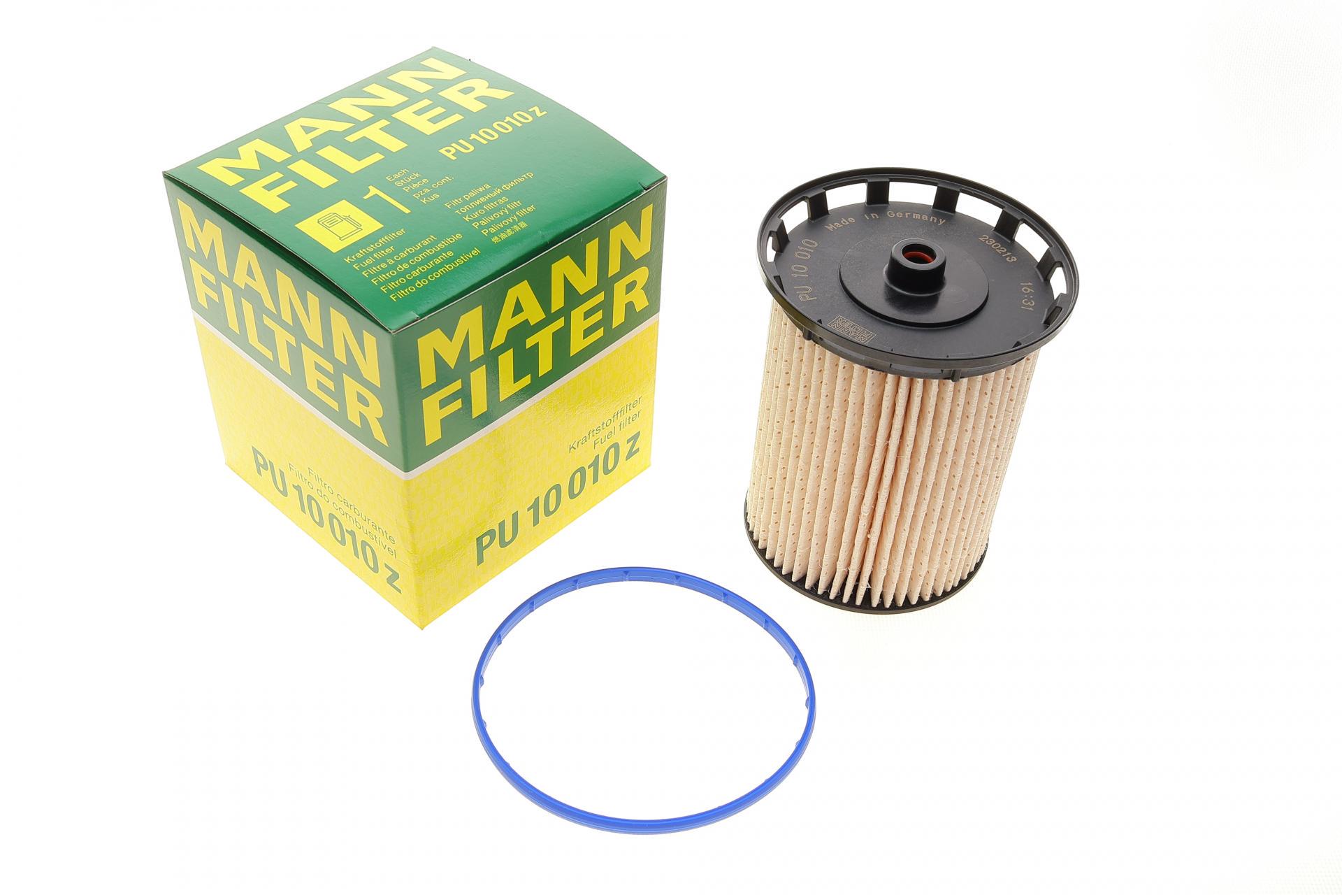 Фильтр топливный Mann-Filter для Audi Q7/Q8 3,0 TDI 13- (PU 10 010 Z)