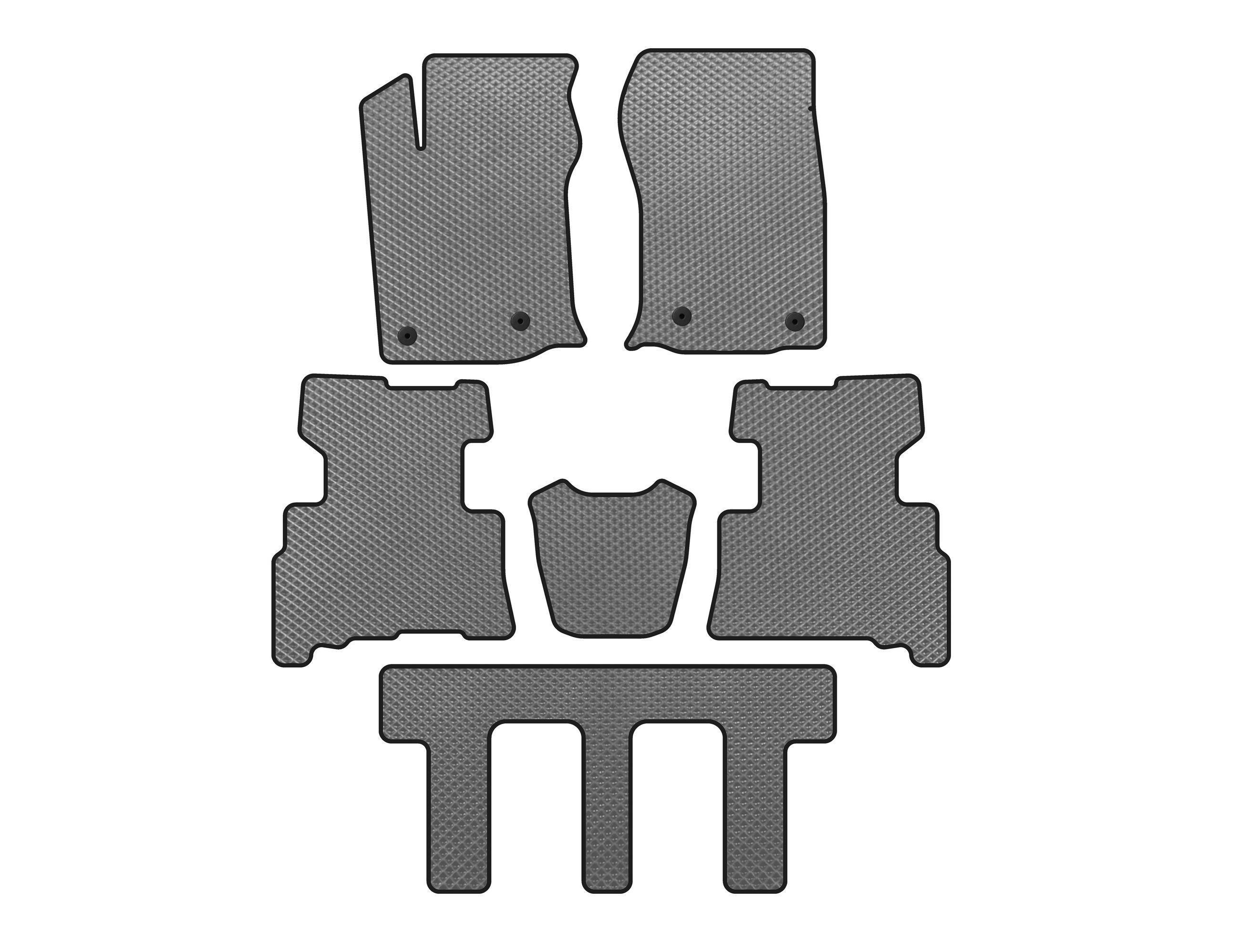 Коврики Digital Designs для Toyota 4Runner 2009-2024 рр. этилвинилацетат Серый (164636)