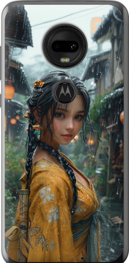 Чехол на Motorola Moto G7 Anime-girl (6133u-1614-42517)