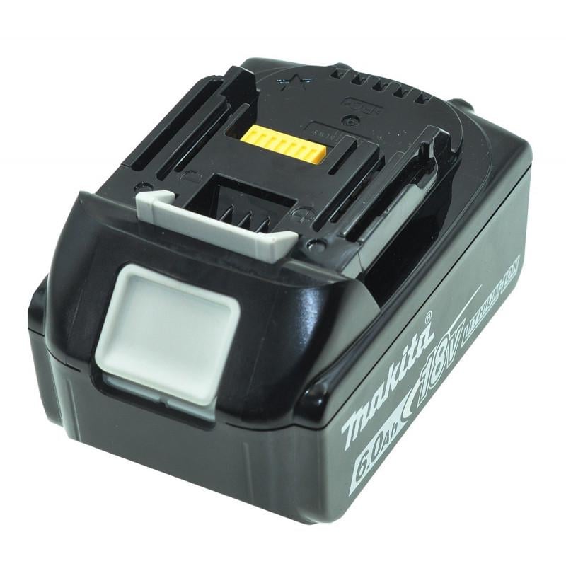 Акумулятор Makita для електроінструменту з індикацією заряду BL1860B 18V 6A 6000 мАч Чорний - фото 2 Акумулятор Makita для електроінструменту з індикацією заряду BL1860B 18V 6A 6000 мАч Чорний - фото 2