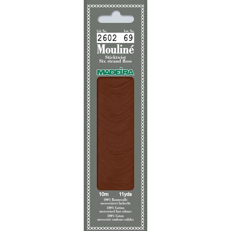 Нити 2602 Mouline Золотисто-коричневый