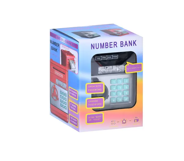 Дитячий іграшковий сейф скарбничка код/купюри/звук/світло (LS062-LS062) - фото 2 Дитячий іграшковий сейф скарбничка код/купюри/звук/світло (LS062-LS062) - фото 2