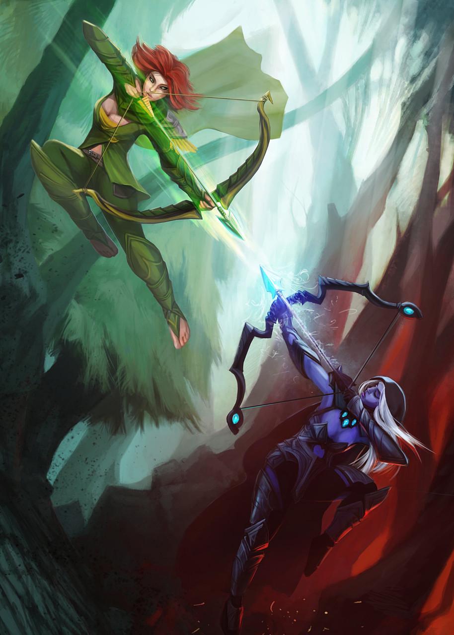 Картина постер Gee! Dota 2 Дота 2 фан 40х60 см DT.09.033