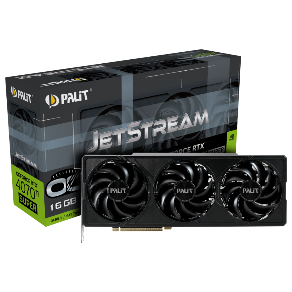 Видеокарта Palit nVidia RTX4070Ti Super Jetstream OC 16 ГБ GDDR6X/21000 МГц (NED47TSS19T2-1043J) - фото 8