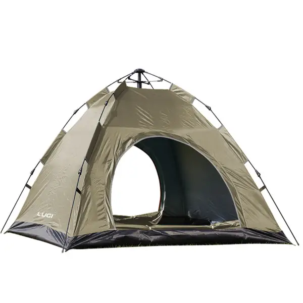 Намет кемпінговий LU-019GR автоматичний для риболовлі/походу туристичний 2x2 м Зелений (7463) - фото 2