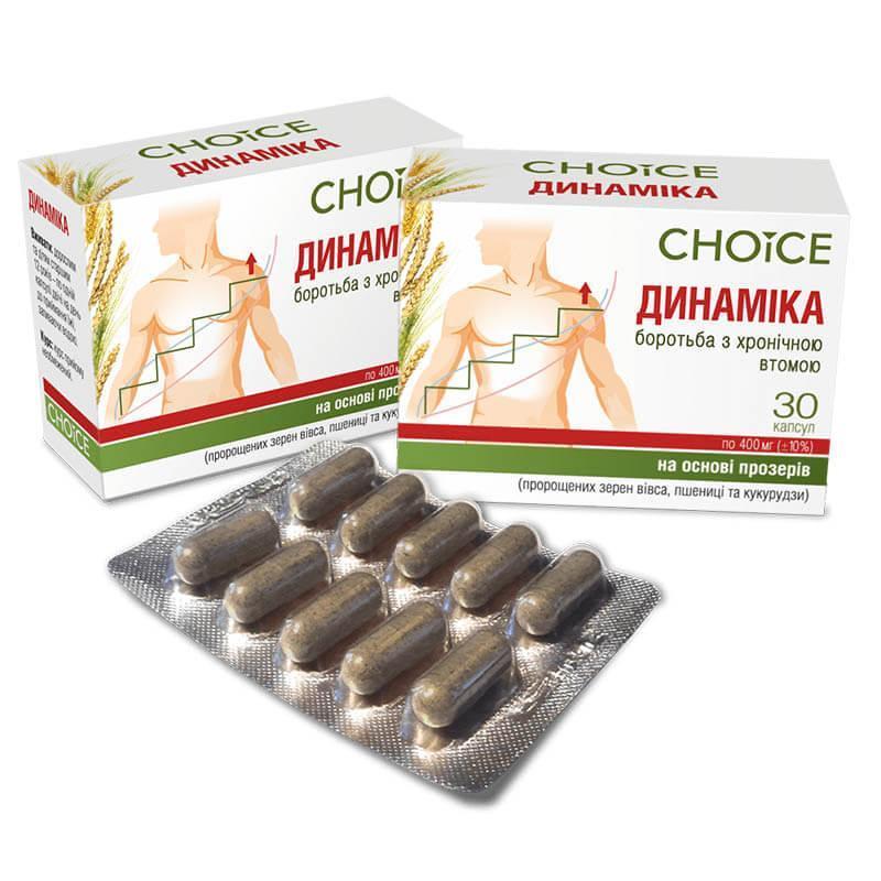 Фитопрепарат для борьбы с хронической усталостью Choice Динамика
