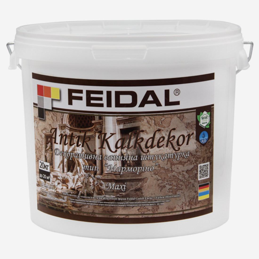 Декоративная штукатурка Feidal Antik Kalkdekor Maxi известковая 20 кг (27582027)