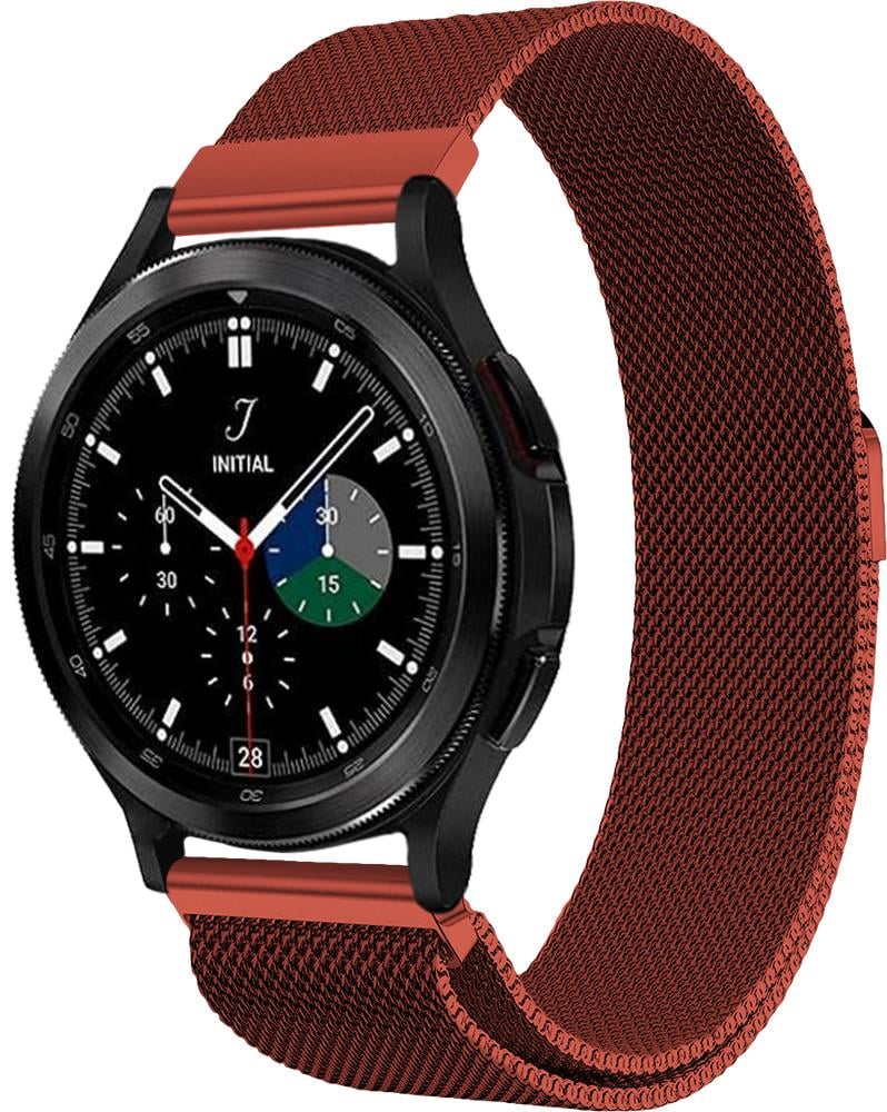 Ремешок Миланская Петля Milano для Galaxy Watch 4 Classic 46 мм Red (22941)