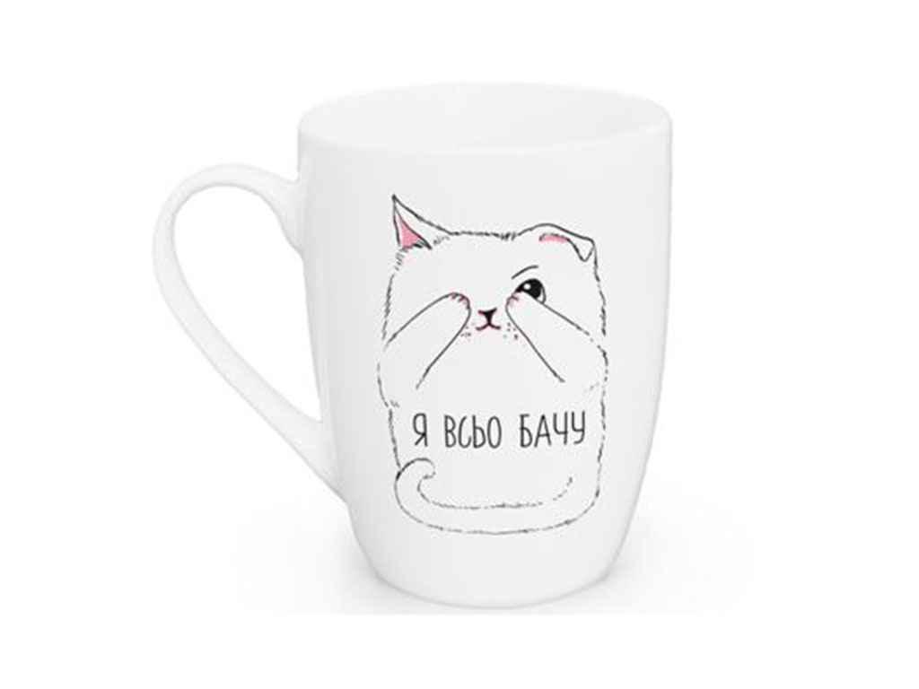 Чашка Kvarta "Я всьо бачу" в подарочной коробке 360 мл (1753)