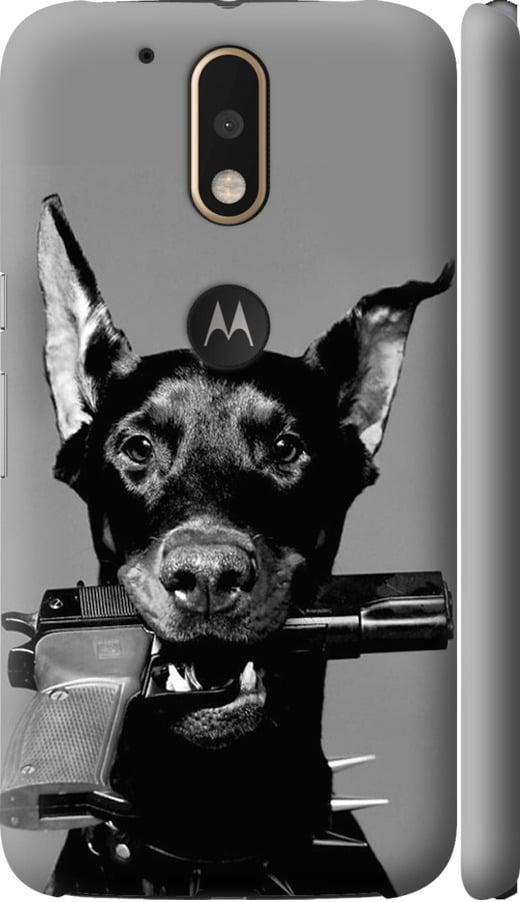 Чехол на Motorola MOTO G4 Доберман (2745m-511-42517)