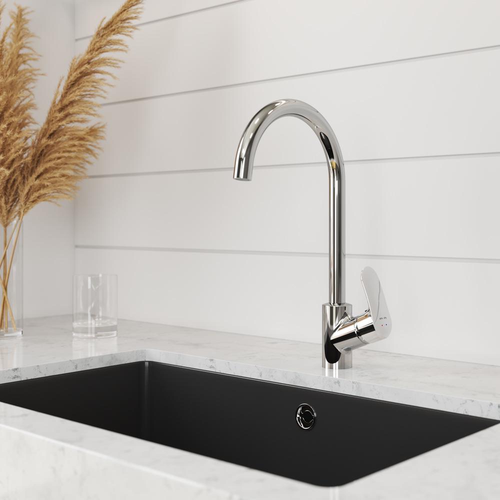 Смеситель для кухни AM.PM Like F8007000 однорычажный Хром (130117) - фото 8 Смеситель для кухни AM.PM Like F8007000 однорычажный Хром (130117) - фото 8