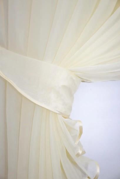 Шторки на кухню 320х150 см Бежевый (101к) - фото 5