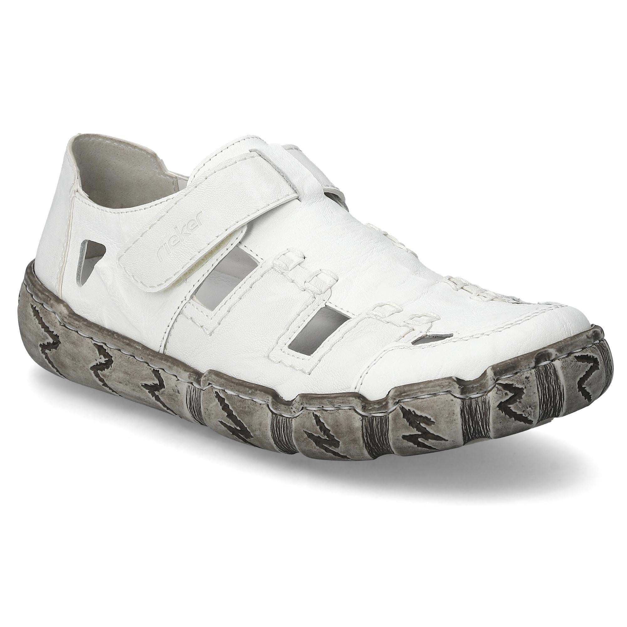 Мокасины женские весенние RIEKER р. 38 Белый (089402-38)