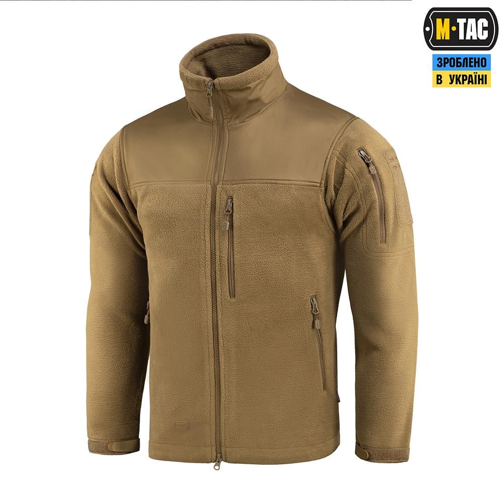 Куртка-кофта флісова M-Tac Alpha Microfleece GenII M Койот (5920865) - фото 7 Куртка-кофта флісова M-Tac Alpha Microfleece GenII M Койот (5920865) - фото 7